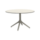 tavolo contemporaneo / in HPL / in Dekton® / con supporto in alluminio laccato