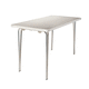 tavolo contemporaneo / in alluminio / con supporto in alluminio / rettangolare