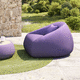 poltrona contemporanea / in tessuto / in alluminio / con cuscino rimovibile