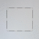 botola per pareti / per soffitto / rettangolare / in composito