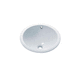 lavabo da incasso / in ceramica / rotondo / senza foro