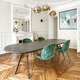 tavolo da pranzo moderno / in rovere / in legno massiccio / in frassino