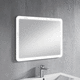 specchio da bagno a muro / contemporaneo / quadrato / luminoso