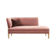 dormeuse contemporanea / in tessuto / in pelle / in legno massiccio