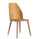 sedia moderna / in legno compensato / con supporto in legno / con 4 piedi