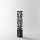 lampada da terra / in acciaio inox / contemporanea / con cavo