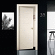 porta insonorizzata / da interno / in legno / in laminato