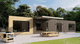 casa prefabbricata / contemporanea / a un piano / in legno