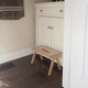 sgabello moderno / in legno / con supporto in legno / per bambini