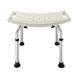 sgabello da doccia contemporaneo / in plastica / con supporto in acciaio / con 4 gambe