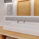 distributore di sapone professionale / da parete / da bancone / in ottone spazzolato