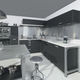 cucina contemporanea / in legno tinto / in metallo / in Fenix NTM