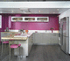 cucina contemporanea / in legno laccato / a L / opaca