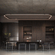 luce a sospensione / LED / lineare / per uso residenziale