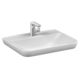 lavabo da appoggio / in ceramica / rettangolare / 1 foro