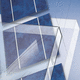 pannello fotovoltaico policristallino / trasparente / su misura / isolante