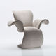 poltrona design originale / in pelle / in tessuto / per uso contract