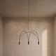 lampadario contemporaneo / in metallo / con 3 punti luce / contract