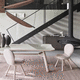sedia design / da interno / in frassino / con supporto in legno
