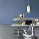 scrivania per open space / da terra / da 2 persone / contemporanea