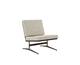 poltrona design minimalista / in metallo / imbottita / personalizzabile