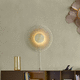 applique design / da interno / in metallo / in PVC