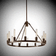 lampadario contemporaneo / in metallo / a incandescenza