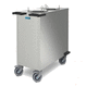 carrello portastoviglie / per ristorante / in acciaio inossidabile / in plastica