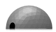 cupola per illuminazione in acciaio / in PVC / curva / trasparente