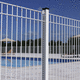 recinzione per piscina / in rete metallica / a pannelli / sportiva