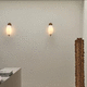 applique contemporanea / da interno / in ottone / in vetro soffiato