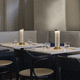 lampada da tavolo / in ottone / in vetro / contemporanea