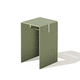 tavolo alto contemporaneo / in alluminio / con supporto in alluminio / rettangolare