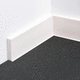 battiscopa bianco / in legno / in PVC / rettangolare