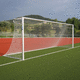 porta da calcio in alluminio / con fissaggio a tasselllo / bianca / dipinta