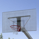tabellone da pallacanestro in acciaio galvanizzato / rettangolare / argentato / da esterno