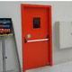porta da interno / in acciaio / scorrevole / con doppia anta
