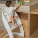 seggiolone allungabile / in faggio / in legno laccato / in noce
