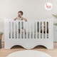 letto per neonato allungabile / singolo / contemporaneo / personalizzabile