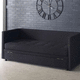 letto con letto estraibile / singolo / contemporaneo / imbottito