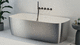 vasca da bagno ad isola / per ambiente abitativo / in Solid Surface / contemporanea