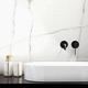 piastrella in gres porcellanato / a rilievo / da interno / da bagno