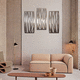 pannello decorativo da parete / in acciaio inossidabile / in metacrilato / per uso residenziale