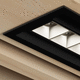 faretto sporgente / LED / rettangolare / professionale