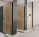 parete divisoria per orinatoio laminato compatto / in HPL / per ufficio / per hotel