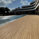listone per esterno in legno / in PVC / a clip / con scanalature