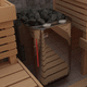 stufa per sauna elettrica / 10 kW...20 kW / 5 kW...10 kW / a pavimento