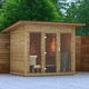 sauna per uso residenziale / in legno / da esterno / prefabbricata