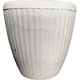 vaso da giardino in calcestruzzo / conico / per uso residenziale / bianco