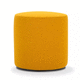 pouf contemporaneo / in tessuto / tondo / imbottito